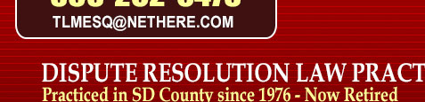 Law Office of Thomas L. Marshall - Family, Trusts & Estates, and Dispute Resolution in San Diego Since 1976