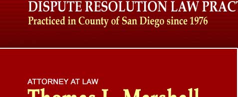 Law Office of Thomas L. Marshall - Family, Trusts & Estates, and Dispute Resolution in San Diego Since 1976